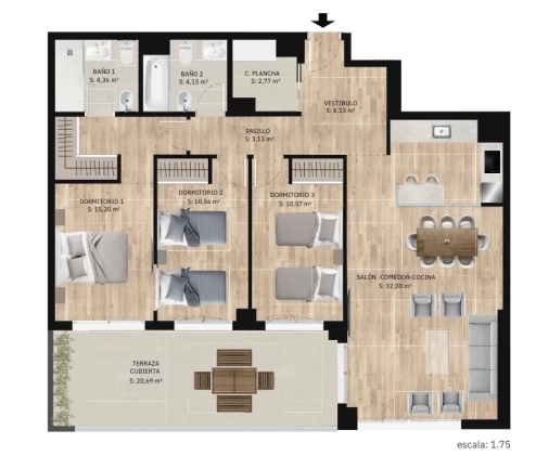 Plano F - Residencial Las Pitas - Procoma