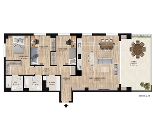 Plano B - Residencial Las Pitas - Procoma