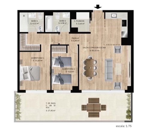 Plano C - Residencial Las Pitas - Procoma